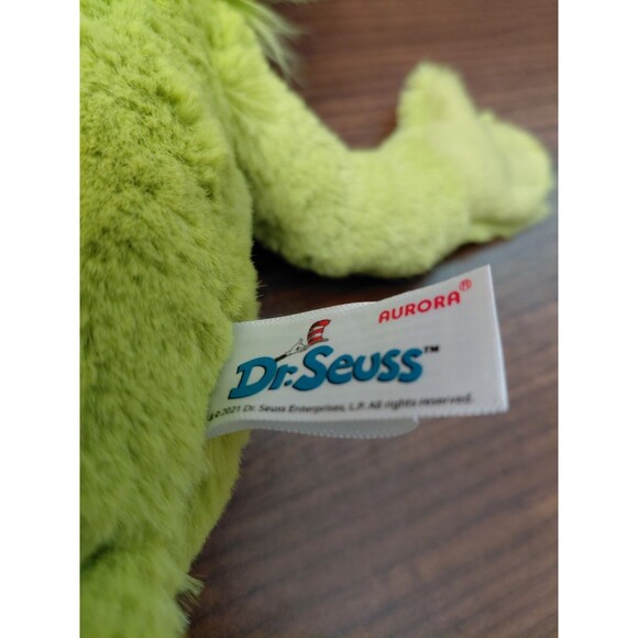 Dr Seuss Grinch & Max Green 16" Plush Stuffed Animal Lot Of 2 PLZ RD - Picture 5 of 16